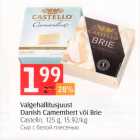 Valgehallitusjuust Danish Camembert või Brie