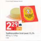 Traditsiooniline Eesti juust 25,2%, 400 g