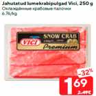 Jahutatud lumekrabipulgad Vici, 250 g
