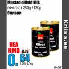 Mustad oliivid Blik
