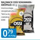 BALSNACK OSSI SEAKAMARAKRÕPSUD 40 G