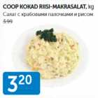 Allahindlus - COOP KOKAD RIISI-MAKRASALAT, KG