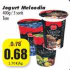 Jogurt Meloodia
400g / 3 sorti
Tere