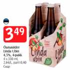 Õunasiider
Linda Ubin
4,5%, 4-pakk