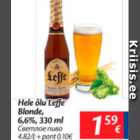 Allahindlus - hele õlu Leffe Blonde