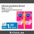 Allahindlus - Libresse pesukaitse Normal 
Duo
 