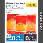 Allahindlus - Melissa Primo Gusto 
pasta 
500 g