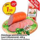 Allahindlus - Küüslauguga poolsuitsuvorst, Lossi Lihameistrid, 400 g