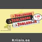 Allahindlus - Toblerone
 šokolaad, 100 g