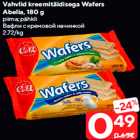 Vahvlid kreemitäidisega Wafers
Abelia, 180 g

