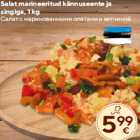 Salat marineeritud kännuseente ja
singiga, 1 kg
