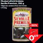 Mustad oliivid kivideta
Seville Premium, 350 g
