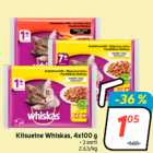 Kiisueine Whiskas, 4x100 g