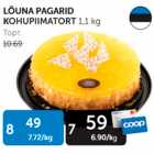 LÕUNA PAGARID KOHUPIIMATORT 1,1 KG