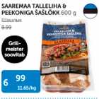 SAAREMAA TALLELIHA & PEEKONIGA ŠAŠLÕKK 600 G