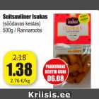 Allahindlus - Suitsuviiner Isukas
(söödavas kestas)
500g / Rannarootsi
