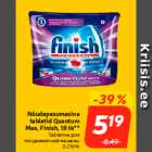 Nõudepesumasina
tabletid Quantum
Max, Finish, 18 tk**