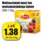 Allahindlus - Maitsestatud must tee metsamarjadega Lipton