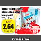 Kinder Schoko-Bons piimašokolaadist kompvekid