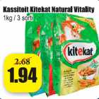 Kassitoit Kitekat Natural Vitality 