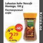 Allahindlus - Lahustuv kohv Nescafe Montego, 100 g