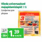 Allahindlus - Vileda universaalsed
majapidamislapid 3 tk