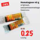 Allahindlus - Hematogeen 40 g