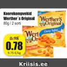 Allahindlus - Koorekompvekid Werther´s Original