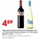 Allahindlus - Hispaania kaitstud päritolunimetusega vein J.Chivite Gran Feudo Crianza 13% või Suave Blanco 12,5%, 75 cl