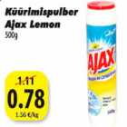 Allahindlus - Küürimispulber Ajax Lemon 500 g