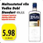 Allahindlus - Maitsestatud viin Vodka Dubl Standart 40%, 0,5l