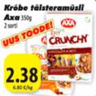 Allahindlus - Krõbe täisteramüsli Axa 350 g