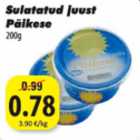 Allahindlus - Sulatatud juust Päikese 200 g