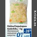 Pakitud hapukapsas Kadarbiku, 1 kg