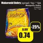 Allahindlus - Makaroonid Dobry (spiraal) 1 kg