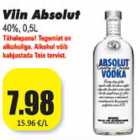 Allahindlus - Viin Absolut 40%, 0,5L