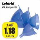 Allahindlus - Lehtrid 4 tk komplektis