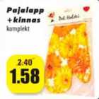 Allahindlus - Pajalapp + kinnas komplekt