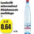 Allahindlus - Looduslik
mineraalvesi
Häädemeeste
mullidega
1L