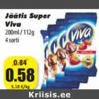 Allahindlus - Jäätis Super
Viva
200ml / 112g
4 sorti