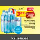 Allahindlus - Värska Originaal
karboniseeritud
 looduslik
mineraalvesi, 6 x 1 l*