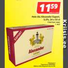 Hele õlu Alexander Export,
5,2%, 24 x 33 cl