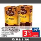 Allahindlus - Jahvatatud kohv Classic, Paulig, 500 g