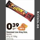 Allahindlus - Šokolaad Lion King Size,
Nestlé,
63 g