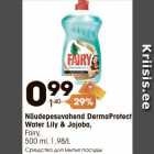 Allahindlus - Nõudepesuvahend DermaProtect
Water Lily & Jojoba,
Fairy,
500 ml