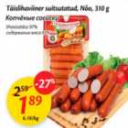 Allahindlus - Тäislihаviiпеr suitsutatud, Nõo, 310 g, lihasisaldus 97% 