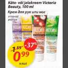 Allahindlus - Käte- või jalakreem Victoria Beauty, 100 ml, erinevad