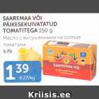 SAAREMAA VÕI PÄIKESEKUIVATATUD TOMATITEGA 150 G