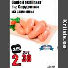 Sardell sealihast
1kg 