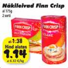 Allahindlus - Näkileivad Finn Crisp al 175 g 2 sorti